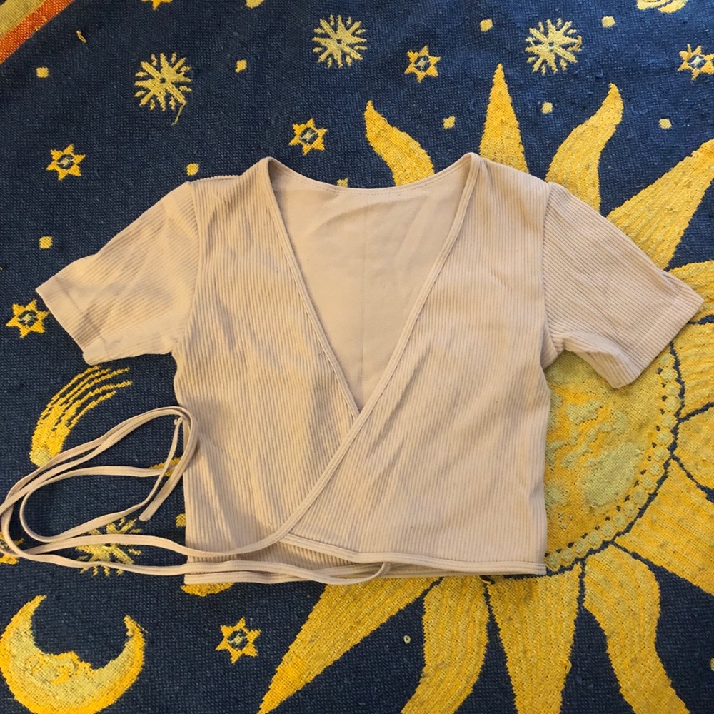 Pink Wrap Top